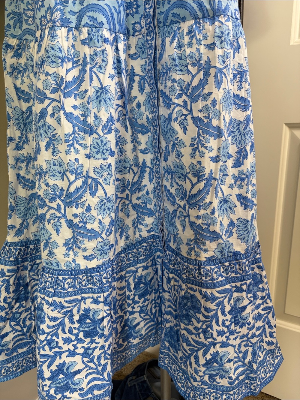 Tuckernuck Pink City Prints Gemma Dress Ocean Mix Blue White Sz S NEW - Picture 8 of 15